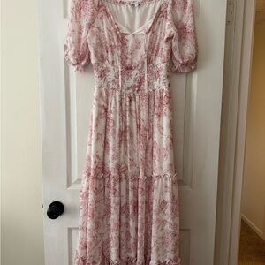 Baltic Born Floral Pink Maxi Dress